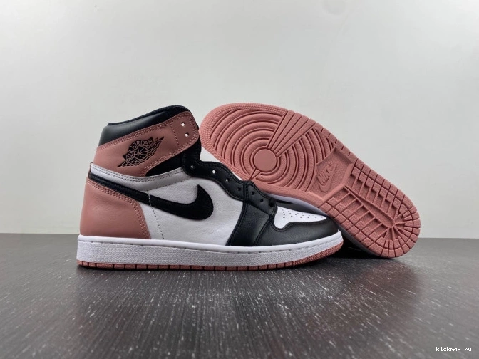 Rep MAX 1 Pink Retro Jordan High Og Rust 861428-101 Nrg Air 0808